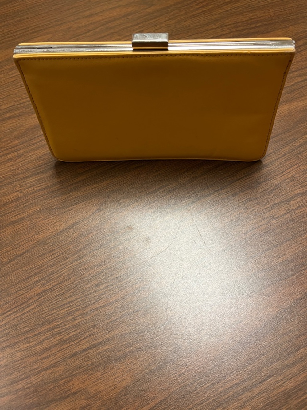 Giani Bernini Yellow Leather Clutch‎